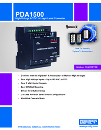 Thumbnail of document Data Sheet - PDA1500 High Voltage to Logic Level Converter